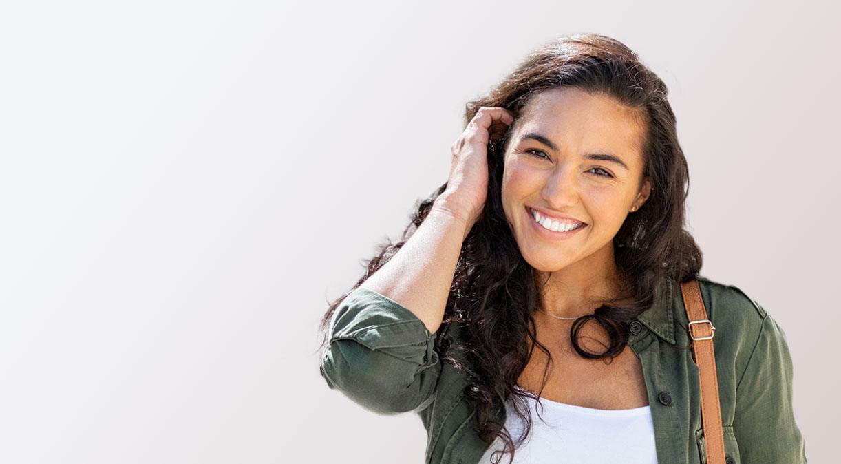 Patient smiling after sedation dentistry visit