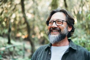 Man showing off a big smile